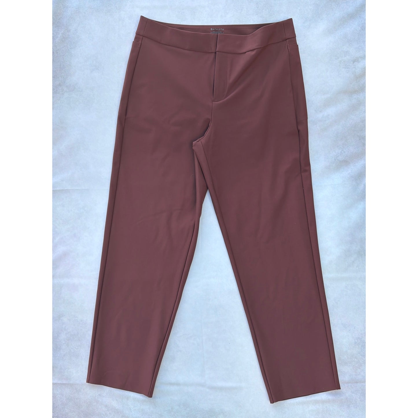 Athleta Size 14 Brown High Rise Wide Leg Stellar Trouser