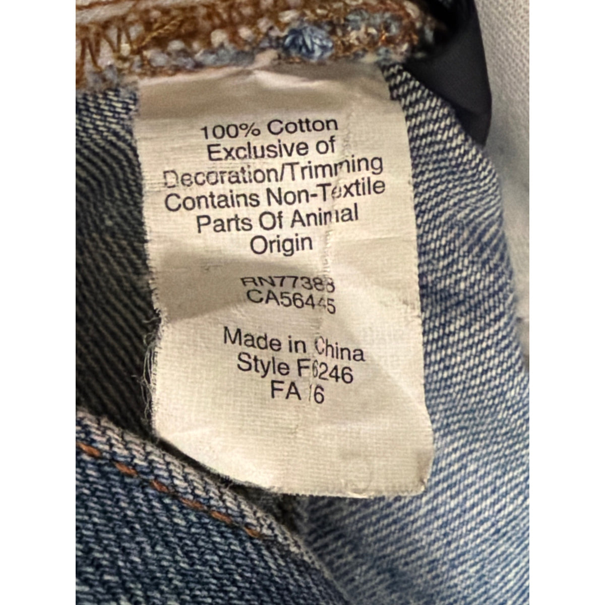 Madewell Size 26 The Perfect Vintage Distressed Jean