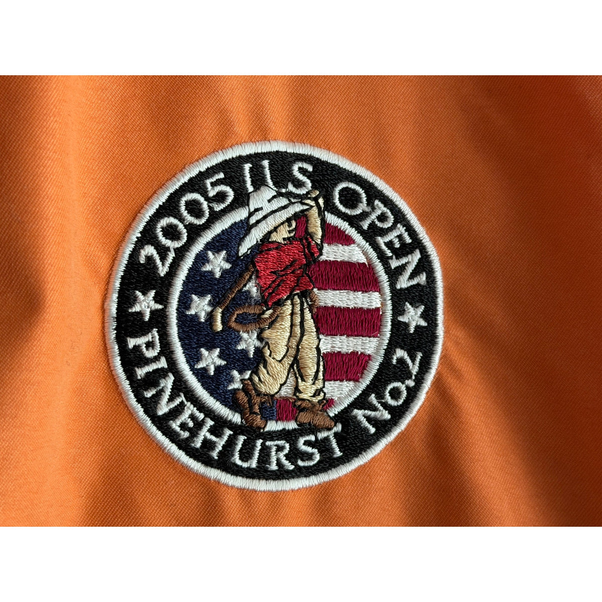 SDITEC 2005 US Open Pinehurst No 2 Golf Windbreaker Jacket Burnt Orange Men XL