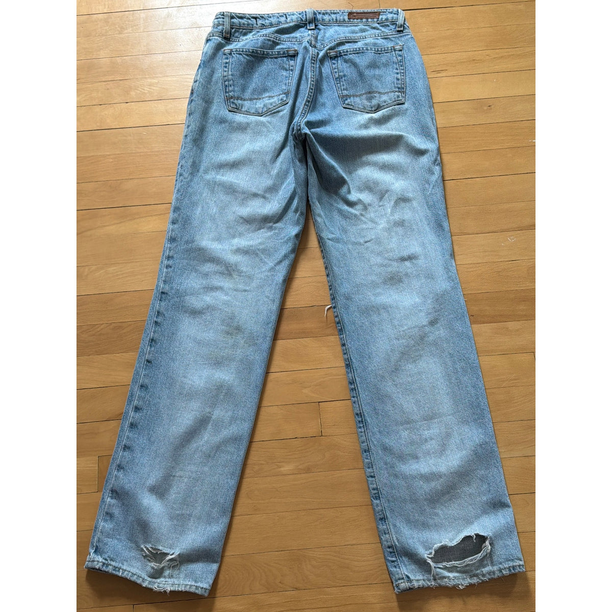 Vintage Polo Jeans Co Ralph Lauren 6L Light Wash Ripped Jeans