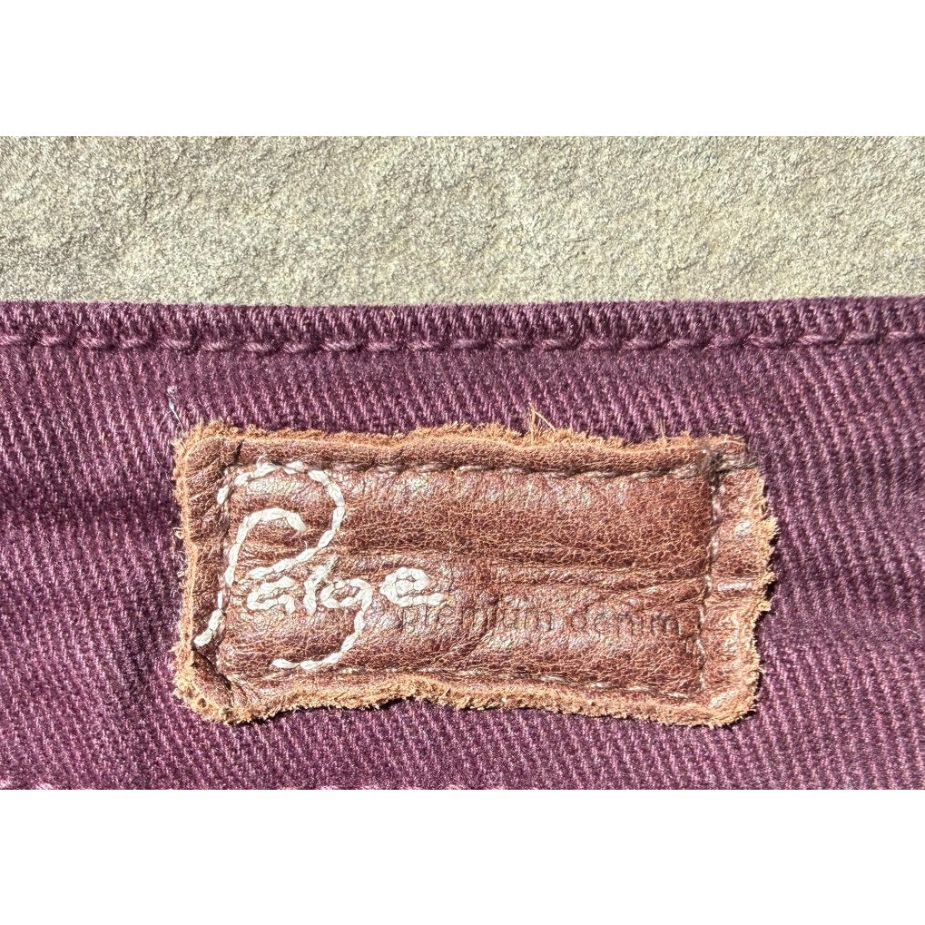 Vintage 90s Paige Purple Skinny Jeans Size 27 EUC High Quality Denim