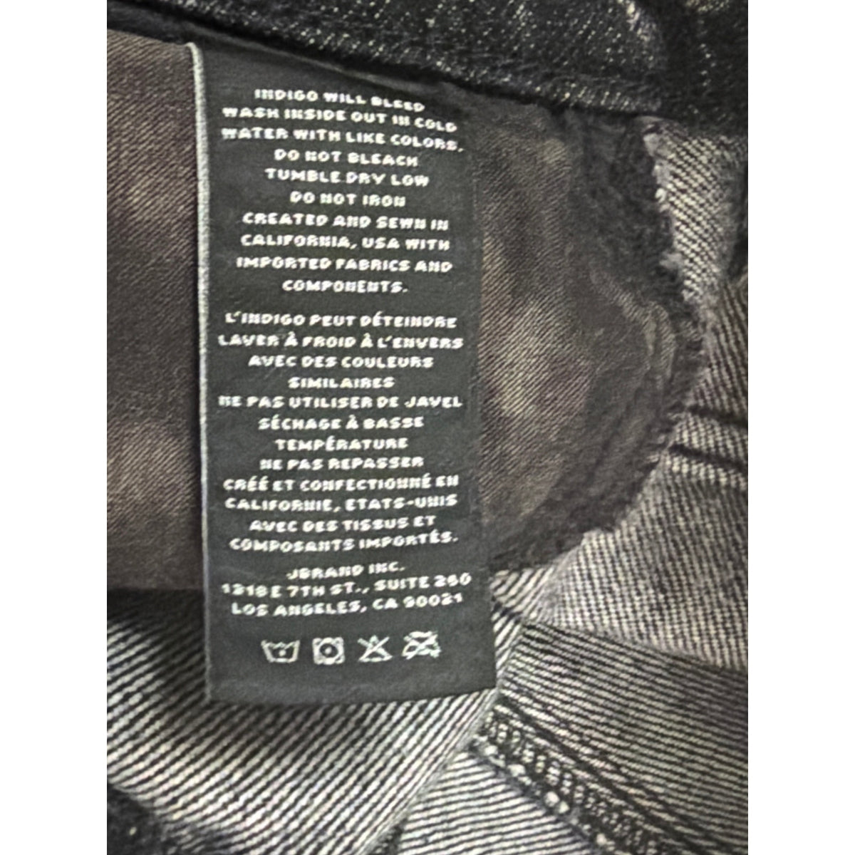 J Brand Heather High Rise Slim Fit Jeans Black Faded Gray 30