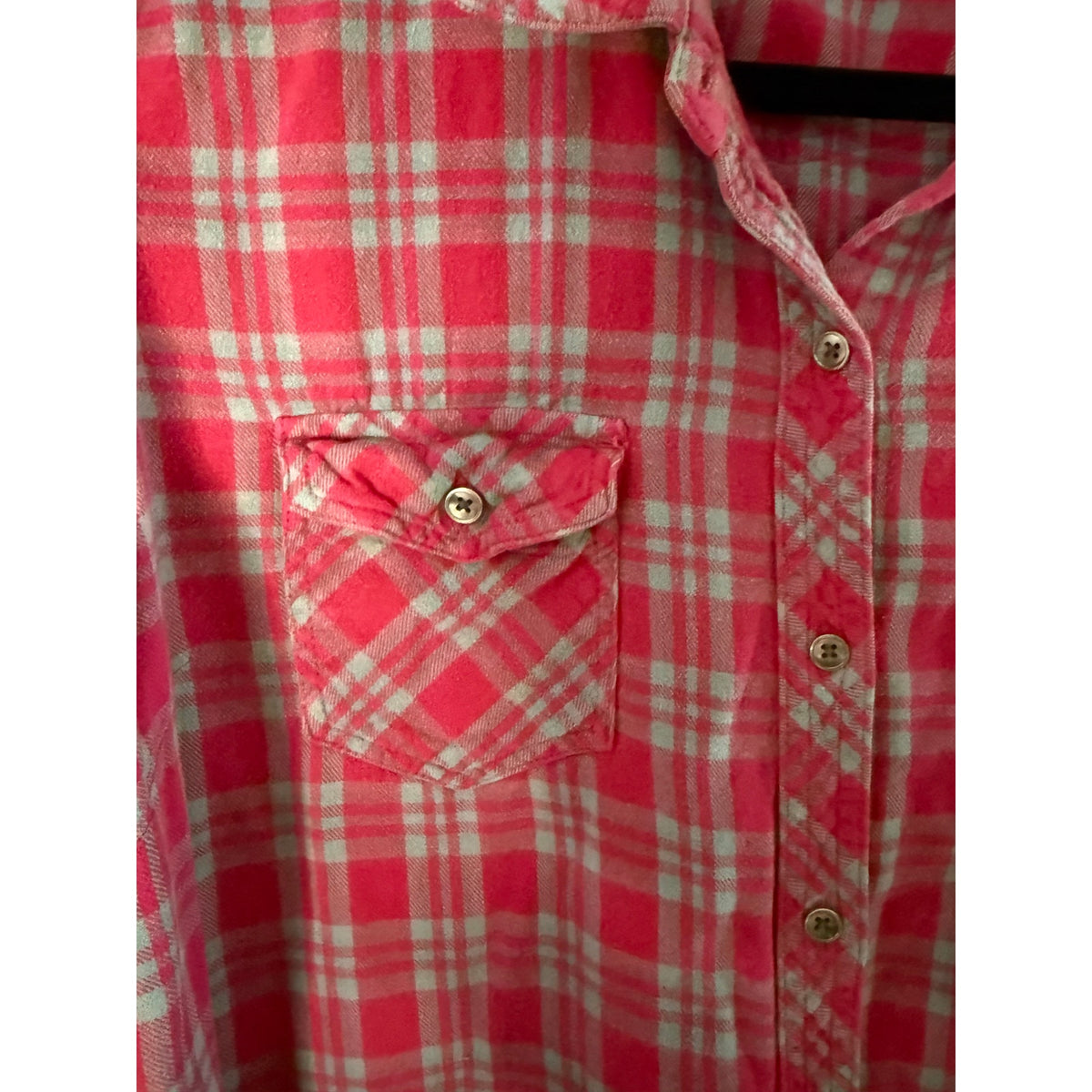 Vintage Women's Bit and Bridle Western Flannel Cowboy Shirt - Red w/gray