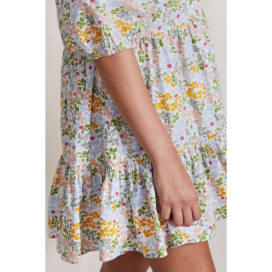 Apiece Apart Mini Mitte Dress - Size Small - Organic Cotton Floral 🌸