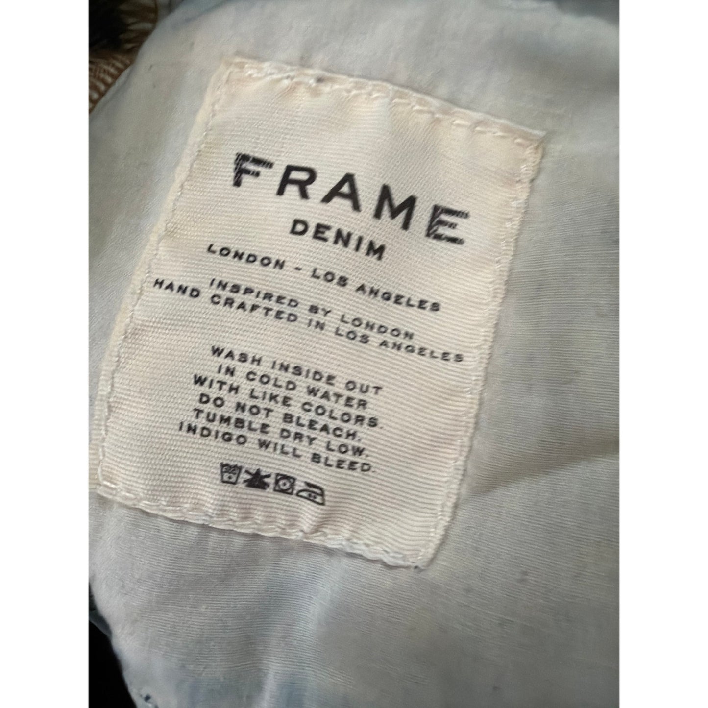 Frame Denim Size 32 Dark Wash Mid Rise Straight Leg jeans