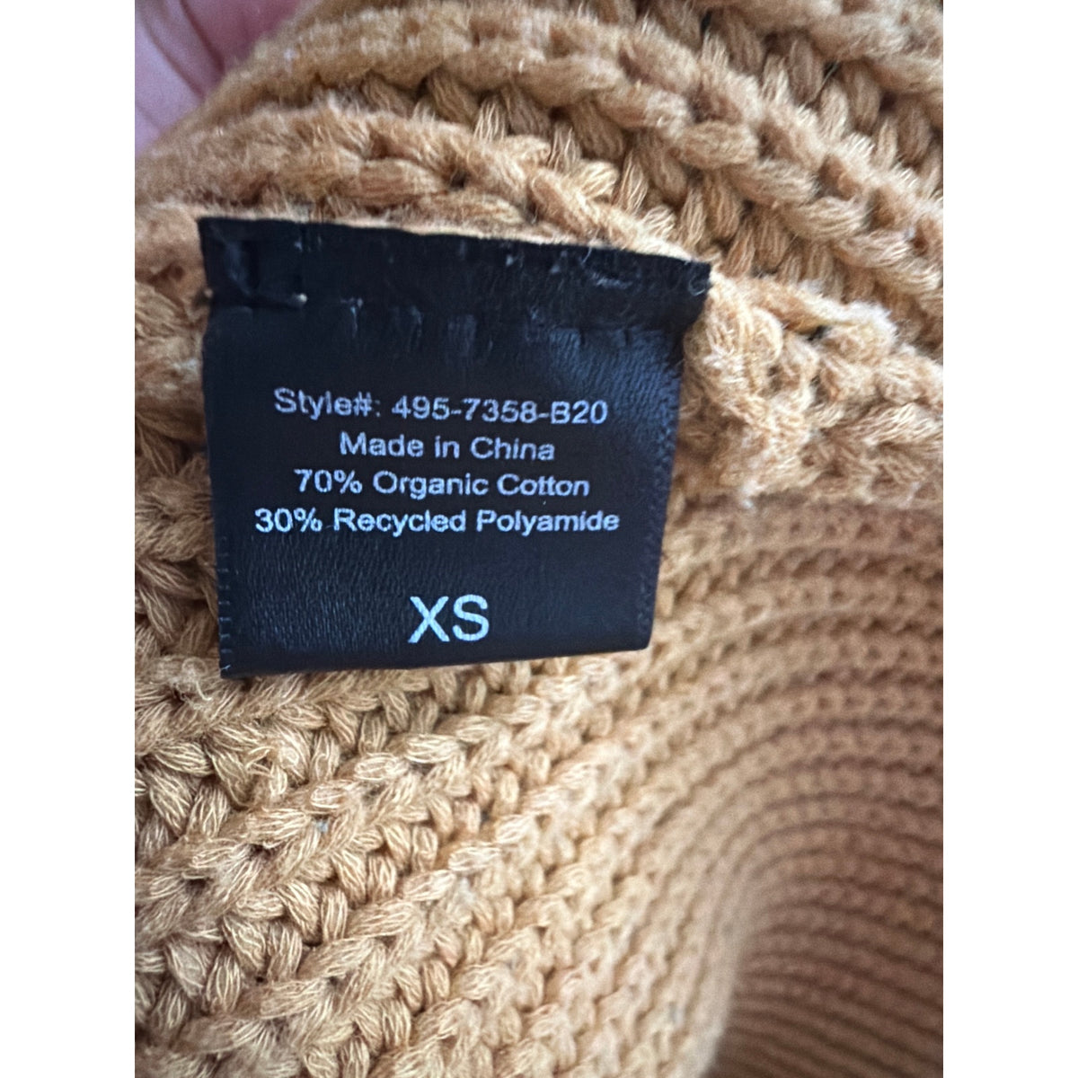 Jenni Kayne Yellow Crewneck Long Sleeve Knit Sweater Pullover Women XS