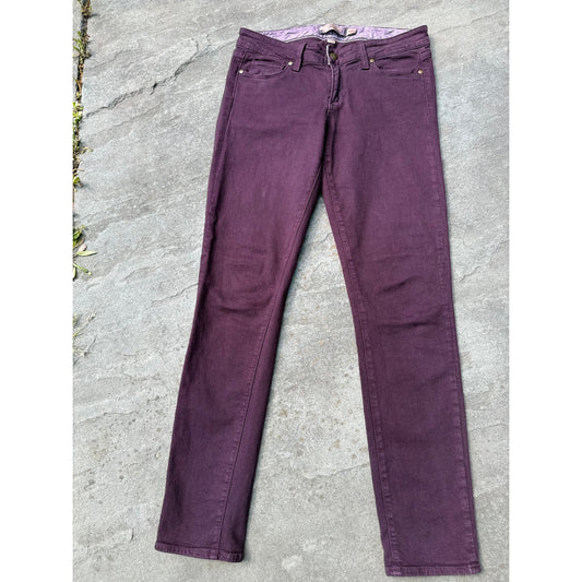 Vintage 90s Paige Purple Skinny Jeans Size 27 EUC High Quality Denim