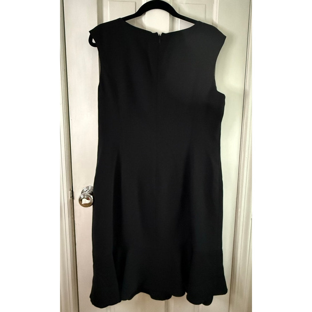 Lauren Ralph Lauren Black Dress Women’s Size 14 Sleeveless Classic EUC