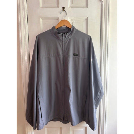 TravisMathew Pebble Beach Golf Links Full Zip Light Jacket Gray
