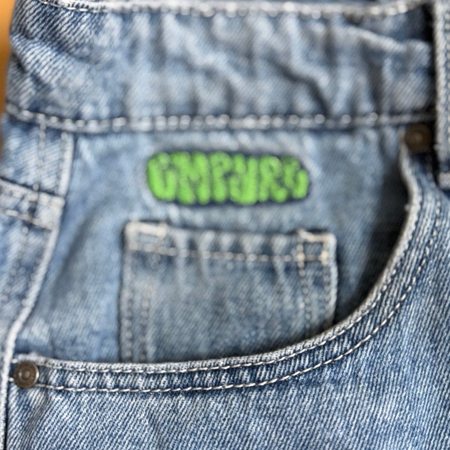 Empyre Wide Leg Skater Jeans | Blue Wash | Size 6 | EUC | Baggy Y2K Style