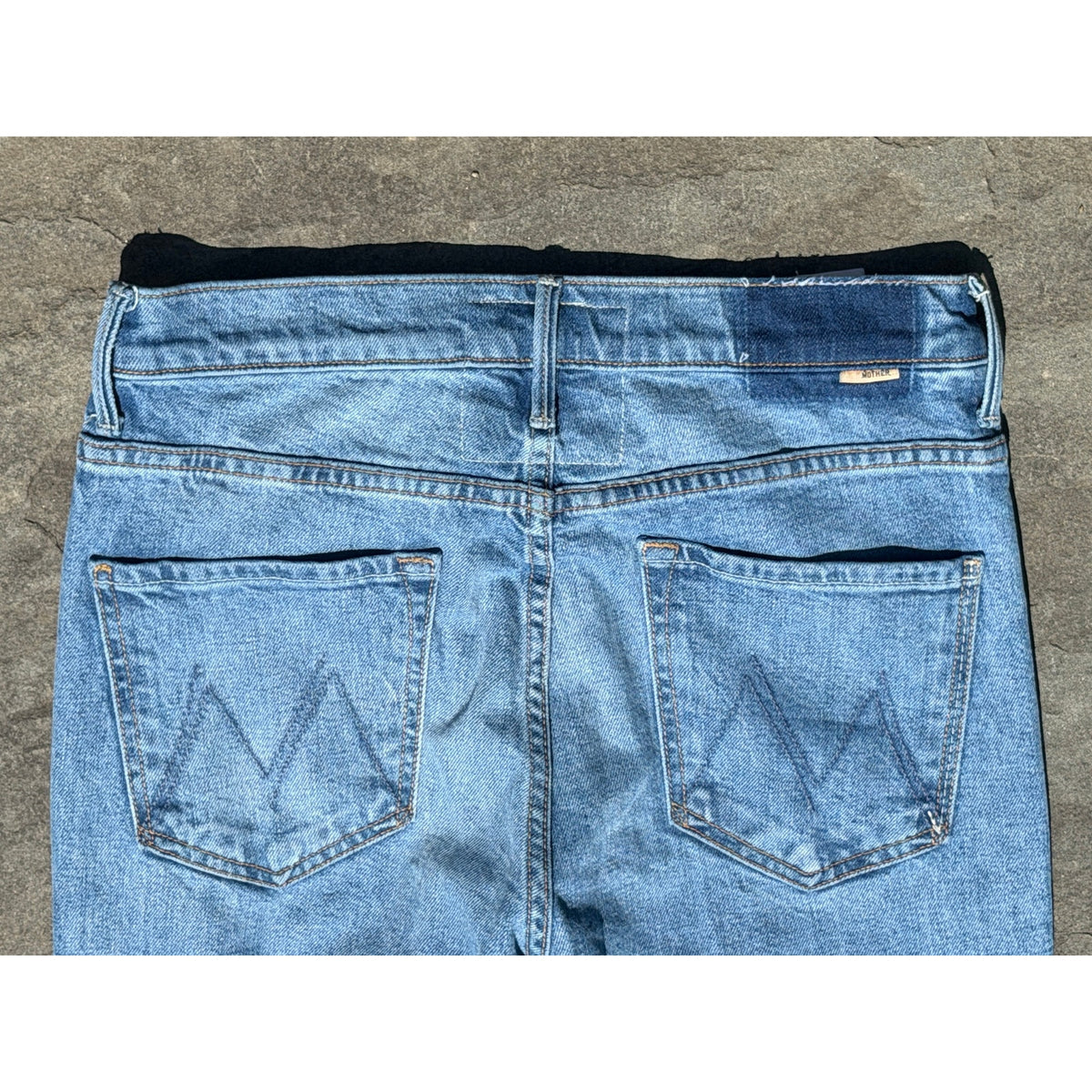 Mother Superior High Rise Bootcut Jeans Womens 29 Blue Straight Leg Ankle Denim