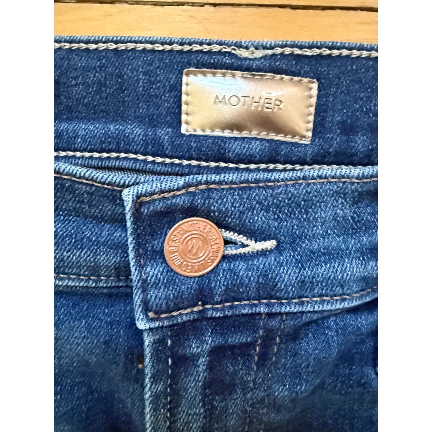 MOTHER The Hustler Ankle Fray Jeans Size 28 | Home Movies Wash EUC Bootcut