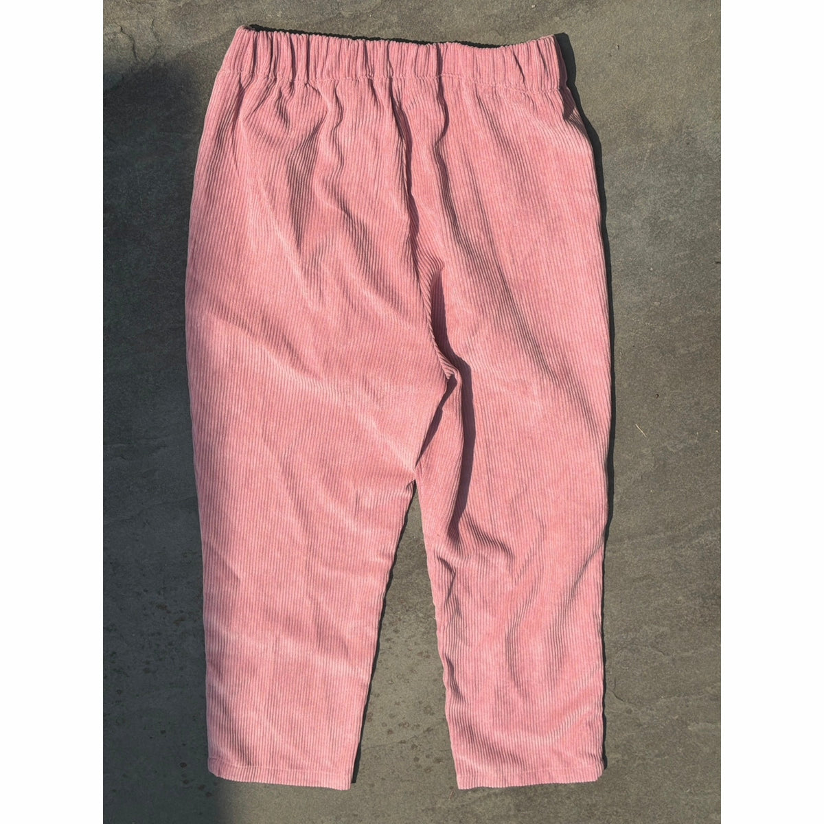 Lioness Pink Corduroy High Waisted Pleated Trousers Pants Size S