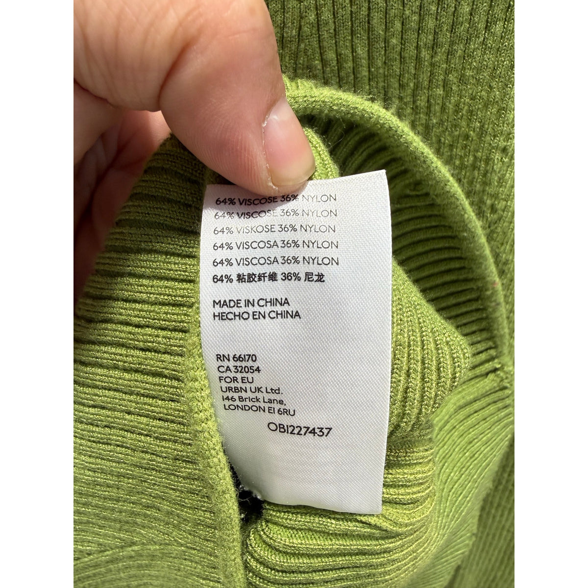 Maeve Anthropologie Ribbed Turtleneck Sweater Chartreuse Green Slit Cuff XS Extra