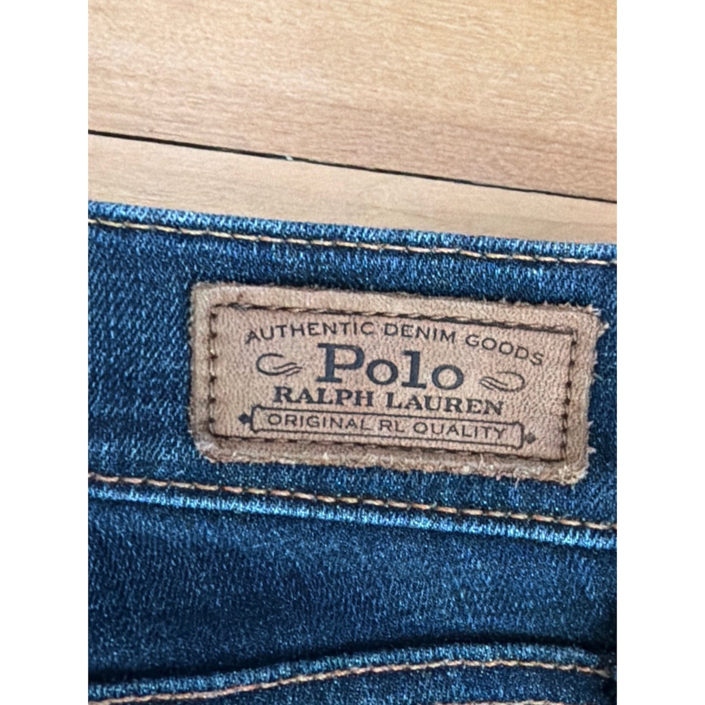 Polo Ralph Lauren Size 31 Tompkins Skinny Dark Wash Mid Rise  Jeans