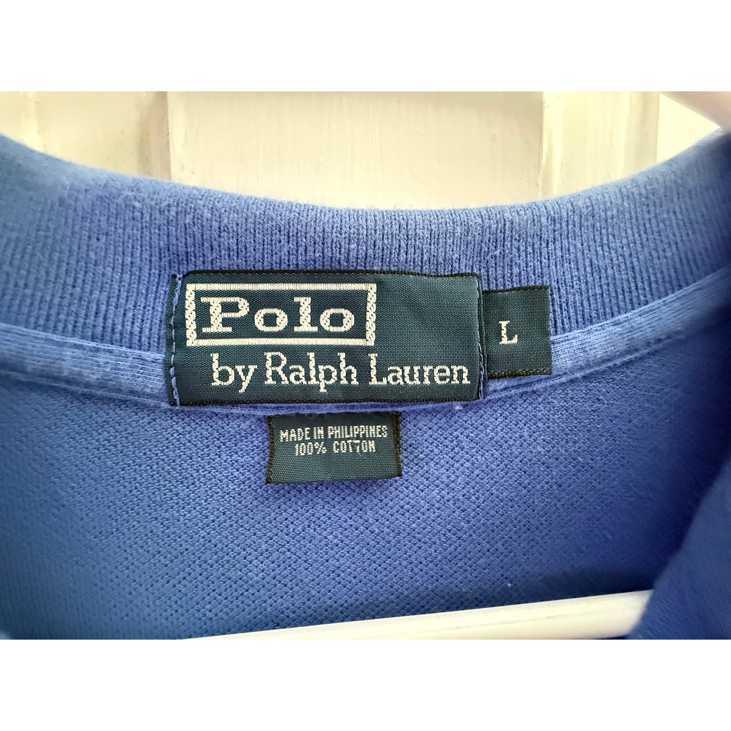 Vintage Polo Ralph Lauren Blue Polo Shirt Men's Lime Pony
