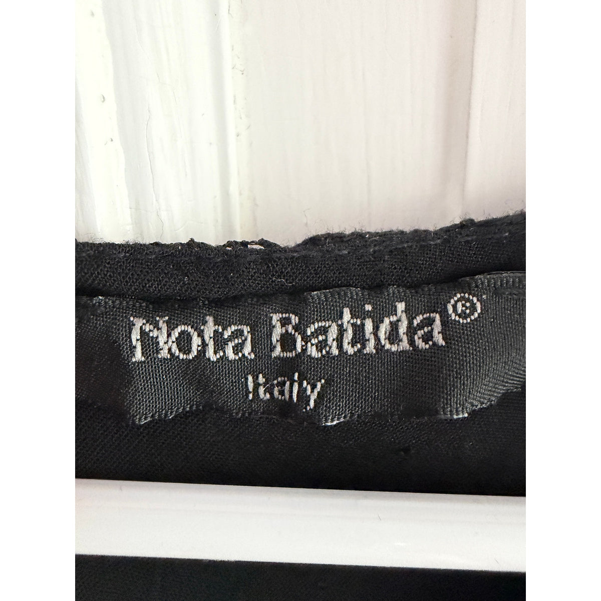 Nota Batida Italy Black Floral Lace Dress XL Sleeveless Midi