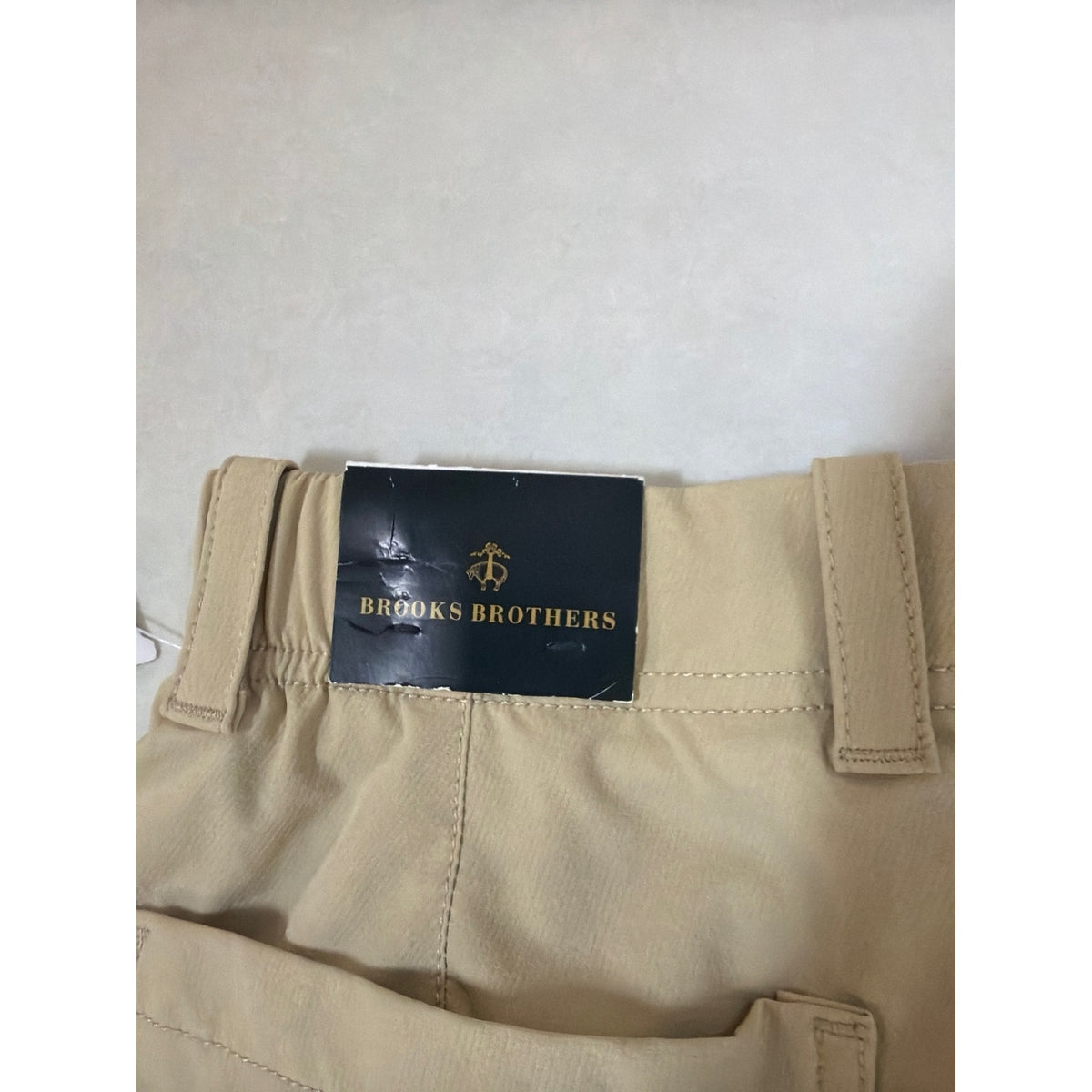 Brooks Brothers Men’s Khaki Chino Performance Shorts Size W30 NWT