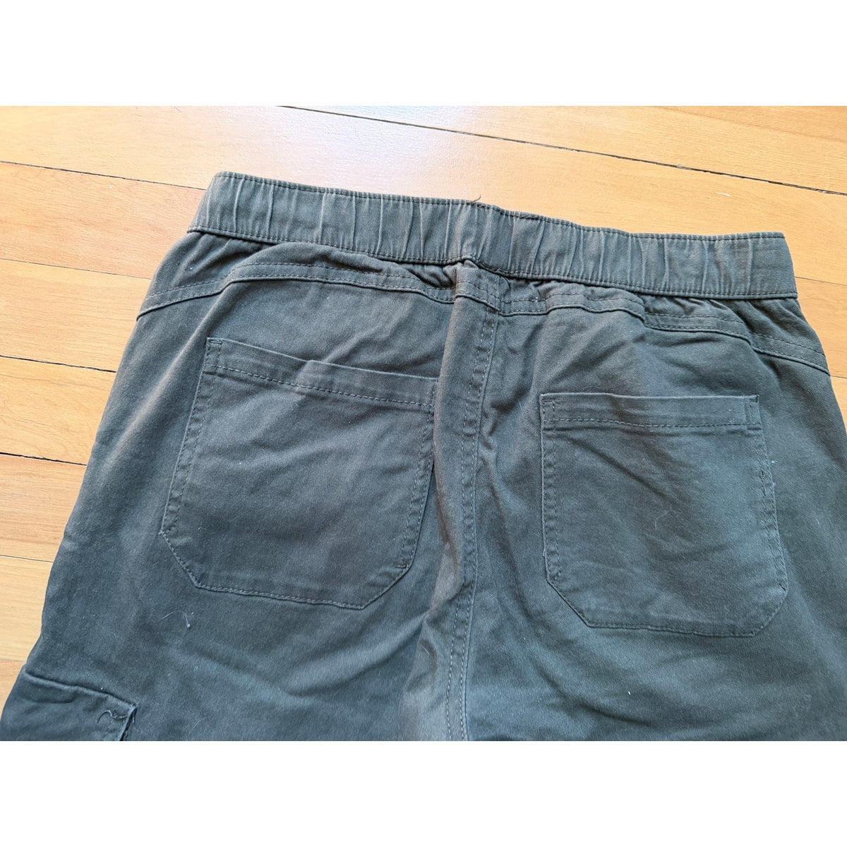 REWASH Cargo Pants Womens Small Green Drawstring Utility Jogger EUC