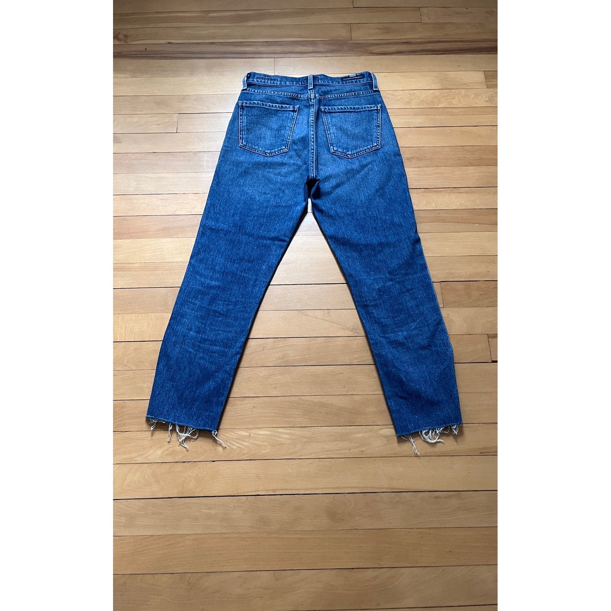 Citizens of Humanity Olivia High Rise Slim Ankle Jeans Size 24 Frayed Hem EUC