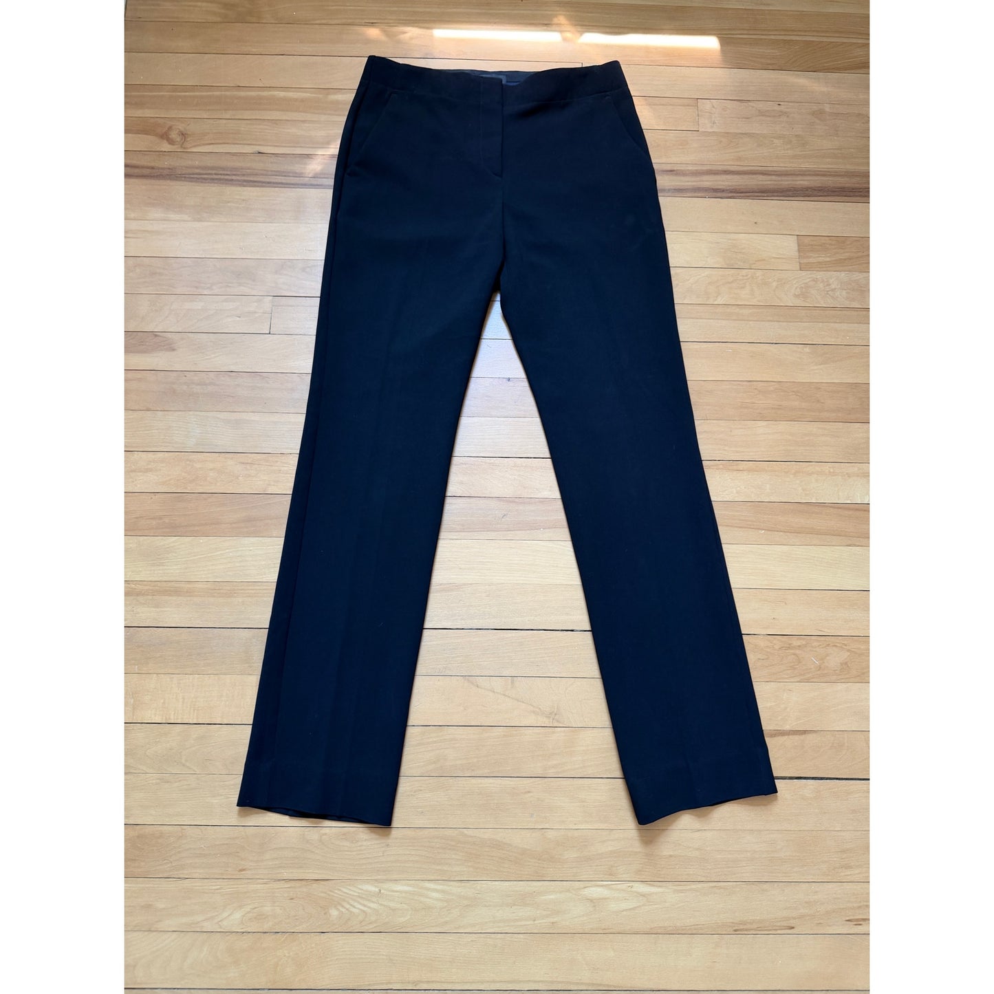 Theory Litrella Admiral Crepe Straight Leg Pants - Size 4