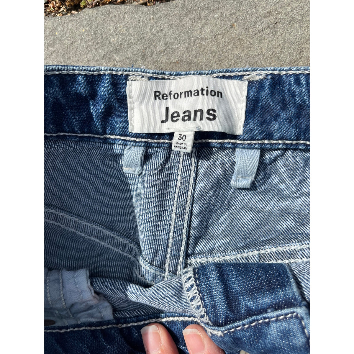 ✨ Reformation Pamela Ultra High Rise Straight Jeans Wallis 30 ✨