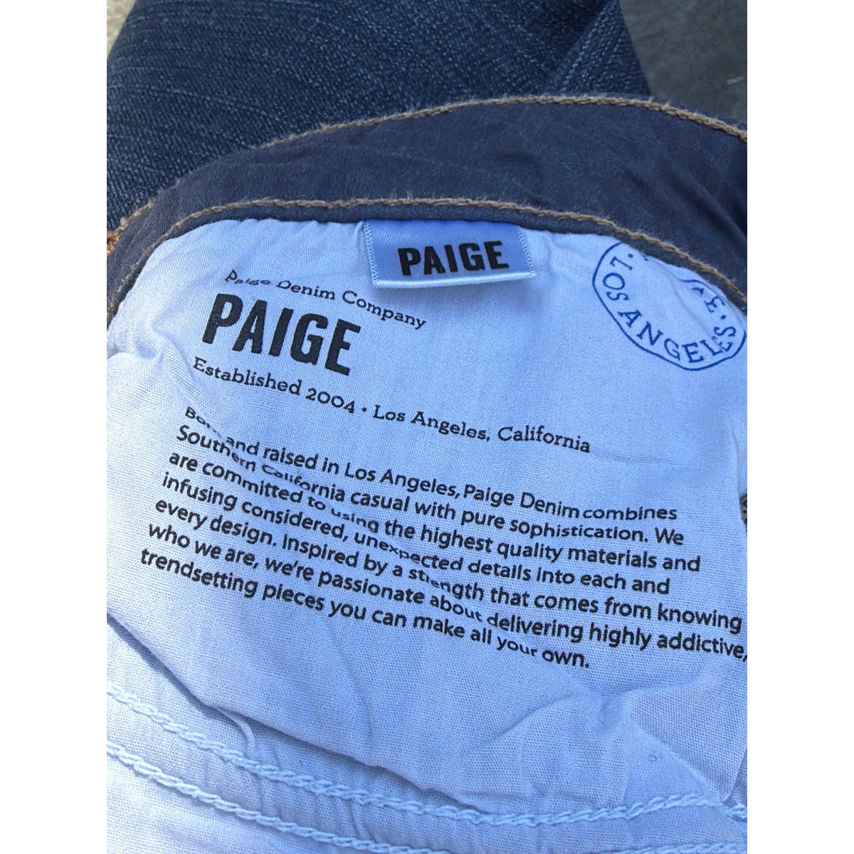 PAIGE Premium Denim Slim Fit Dark Wash Jeans Size 29