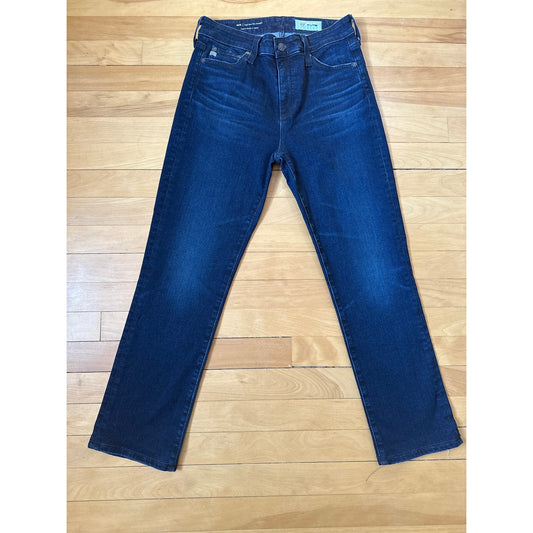 AG Adriano Goldschmied Mari Jeans Size 27R Dark Wash Japanese AG-ED Denim EUC