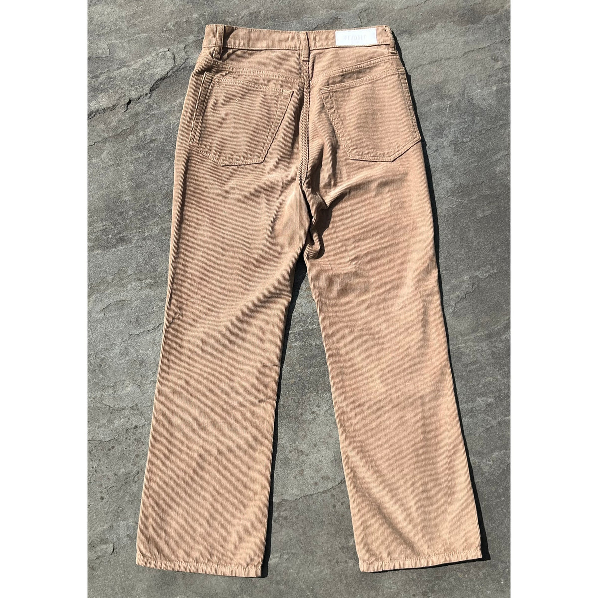 ✨ RE/DONE 70s Loose Flare Washed Khaki Corduroy Jeans 27 ✨