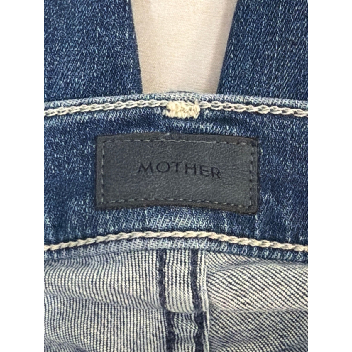 MOTHER The Mid Rise Dazzler Ankle Jeans Size 24 Wish On A Star Straight Leg Blue