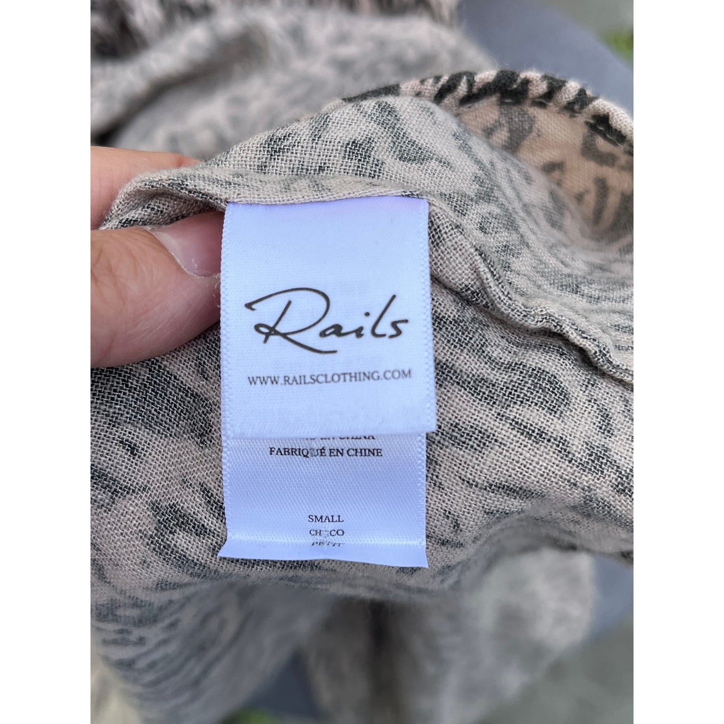 ✨ Rails Angelina Tan Abstract Texture Smocked Mini Dress Small ✨