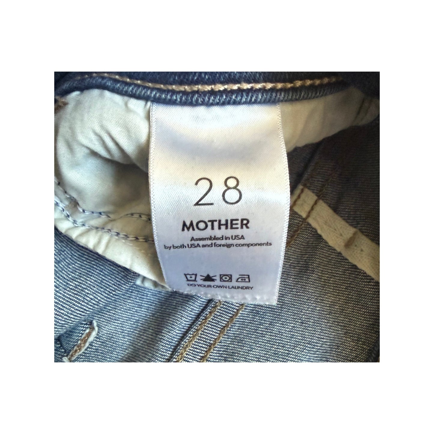 MOTHER The Hustler Ankle Fray Jeans Size 28 | Home Movies Wash EUC Bootcut