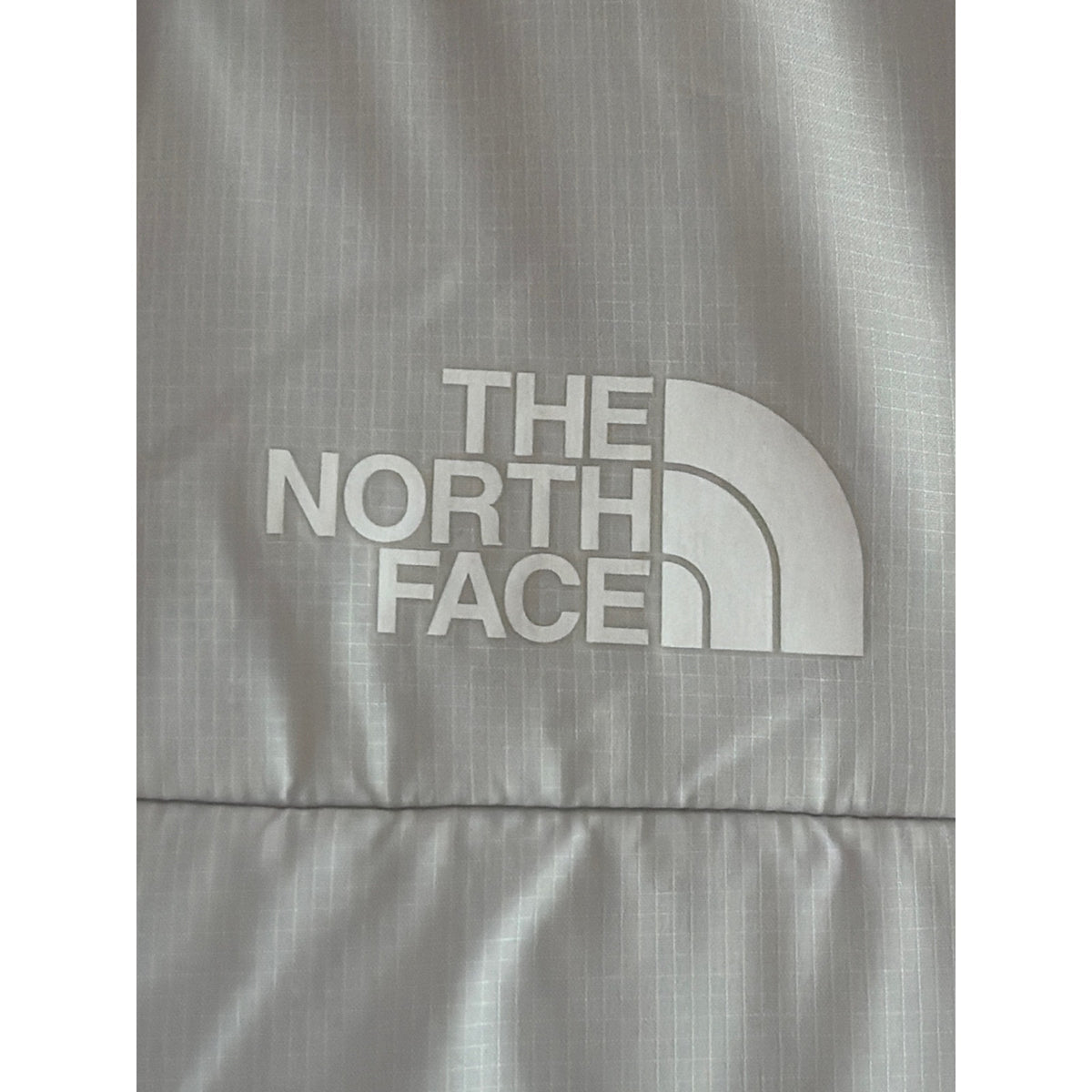 The North Face Women's Gray Quilted Hybrid Fleece Full-Zip Jacket, Size Small 