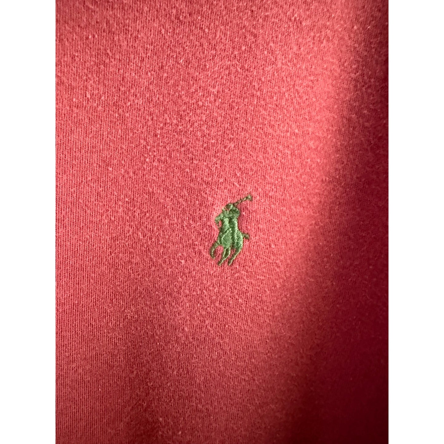Polo Ralph Lauren Wine Polo Shirt Men's Green Pony Large