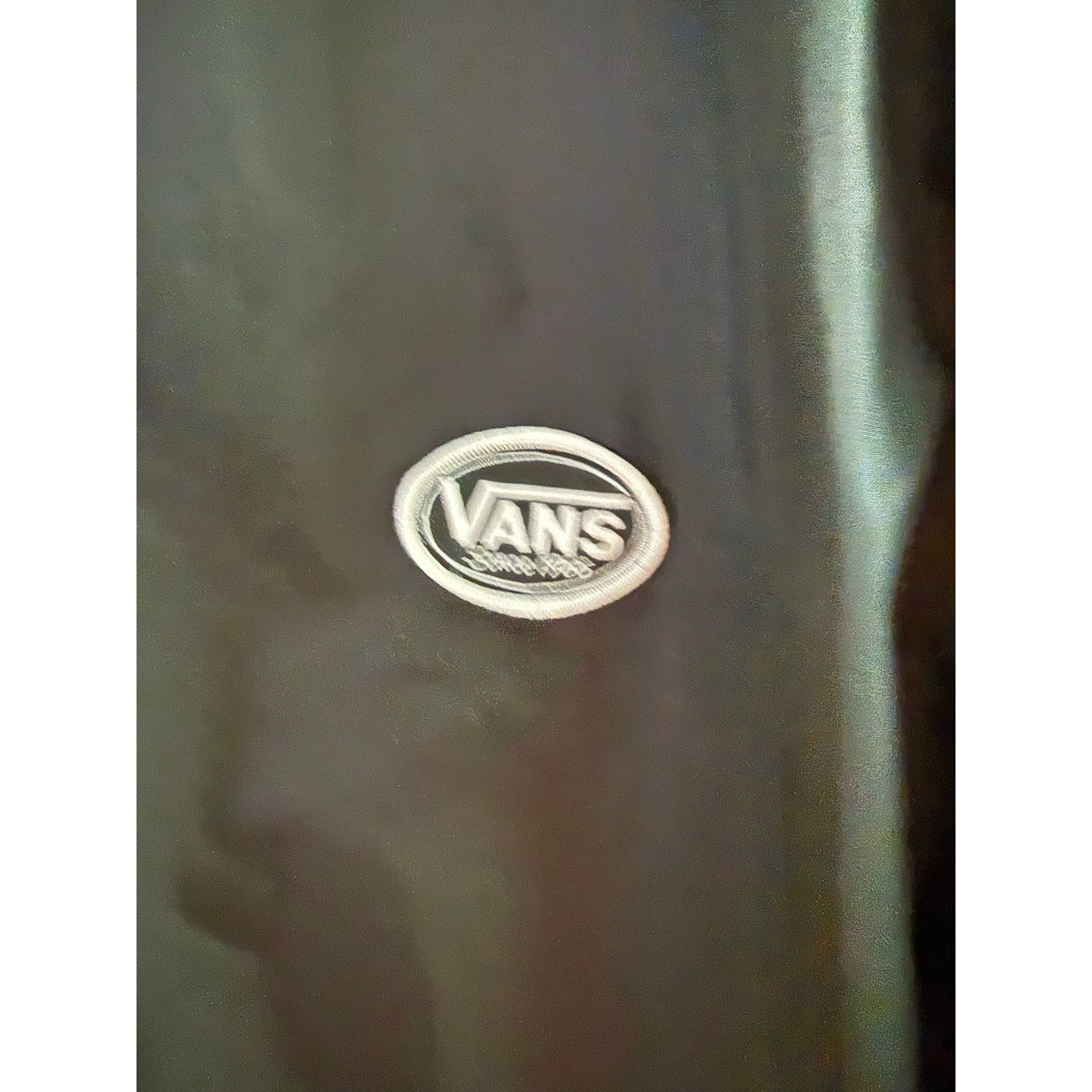 Vintage Vans Black Bomber Jacket Size Large Classic Skater Outerwear Flight Coat