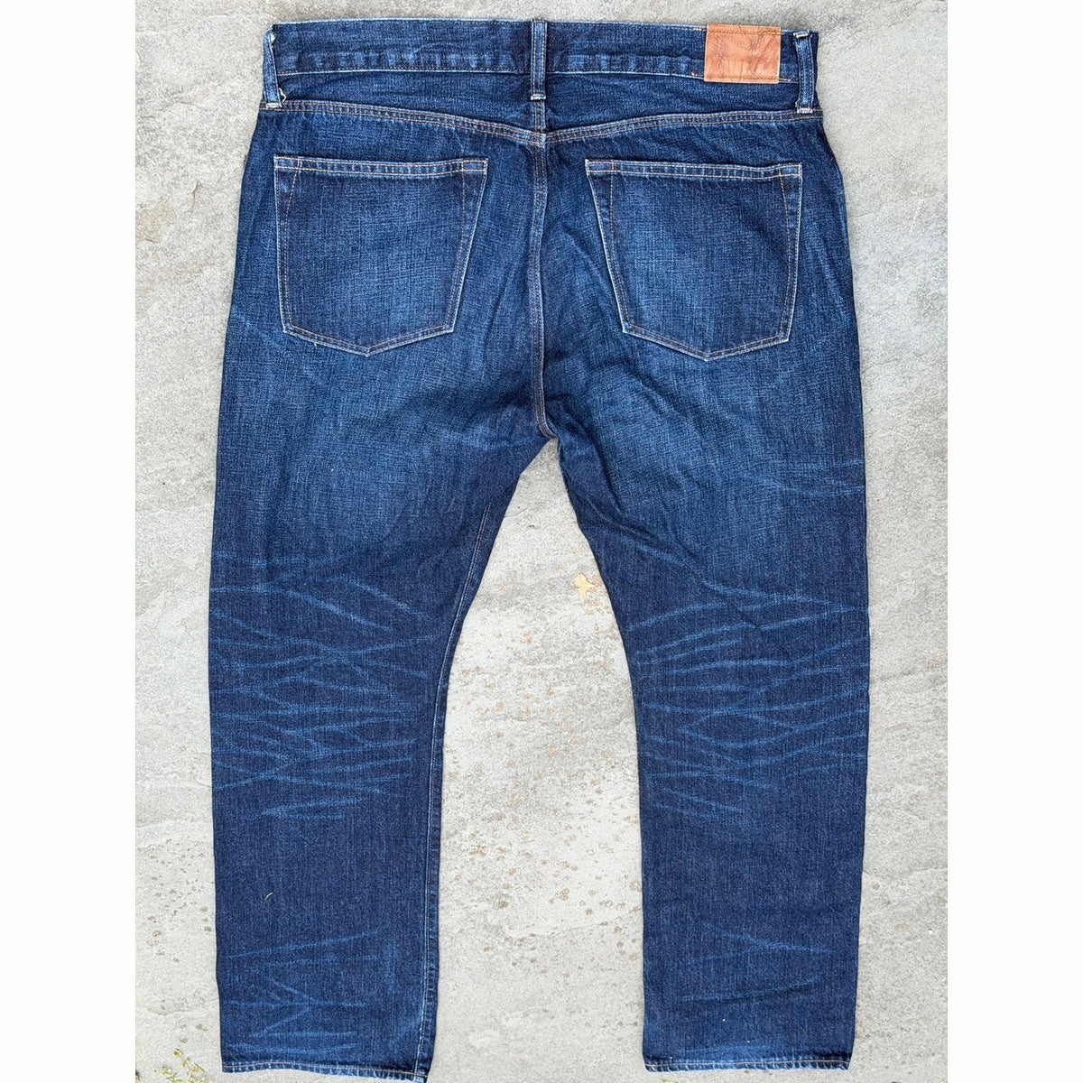 J.Crew Vintage Slim Straight Leg Jeans Dark Wash Denim 100% Cotton 33x30