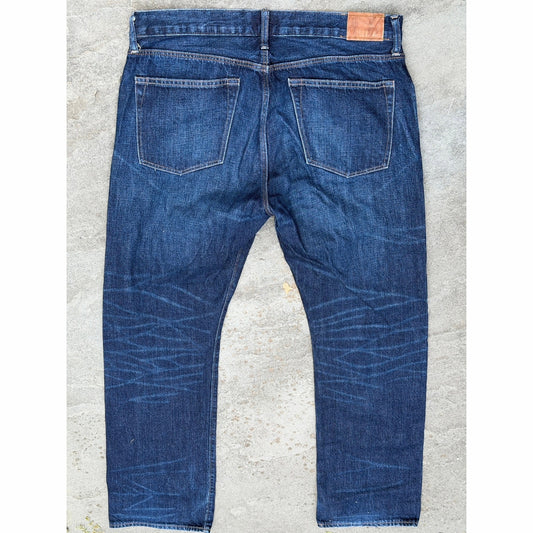 J.Crew Vintage Slim Straight Leg Jeans Dark Wash Denim 100% Cotton 33x30