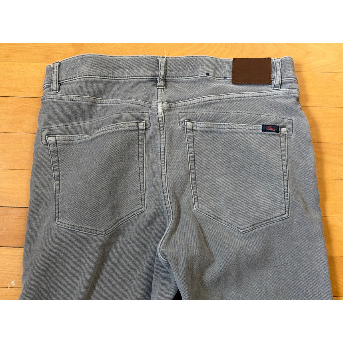 Faherty Grey Size 33 Men's Stretch Straight Leg Pants