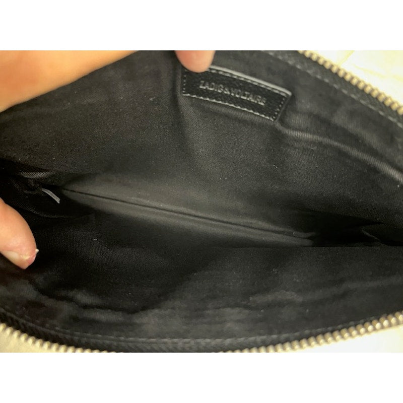 Zadig & Voltaire Black Leather Wristlet/Clutch - NWT
