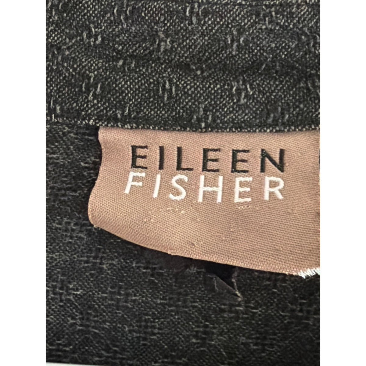 Eileen Fisher Green Linen Short Sleeve Button Front Boxy Top Size PS