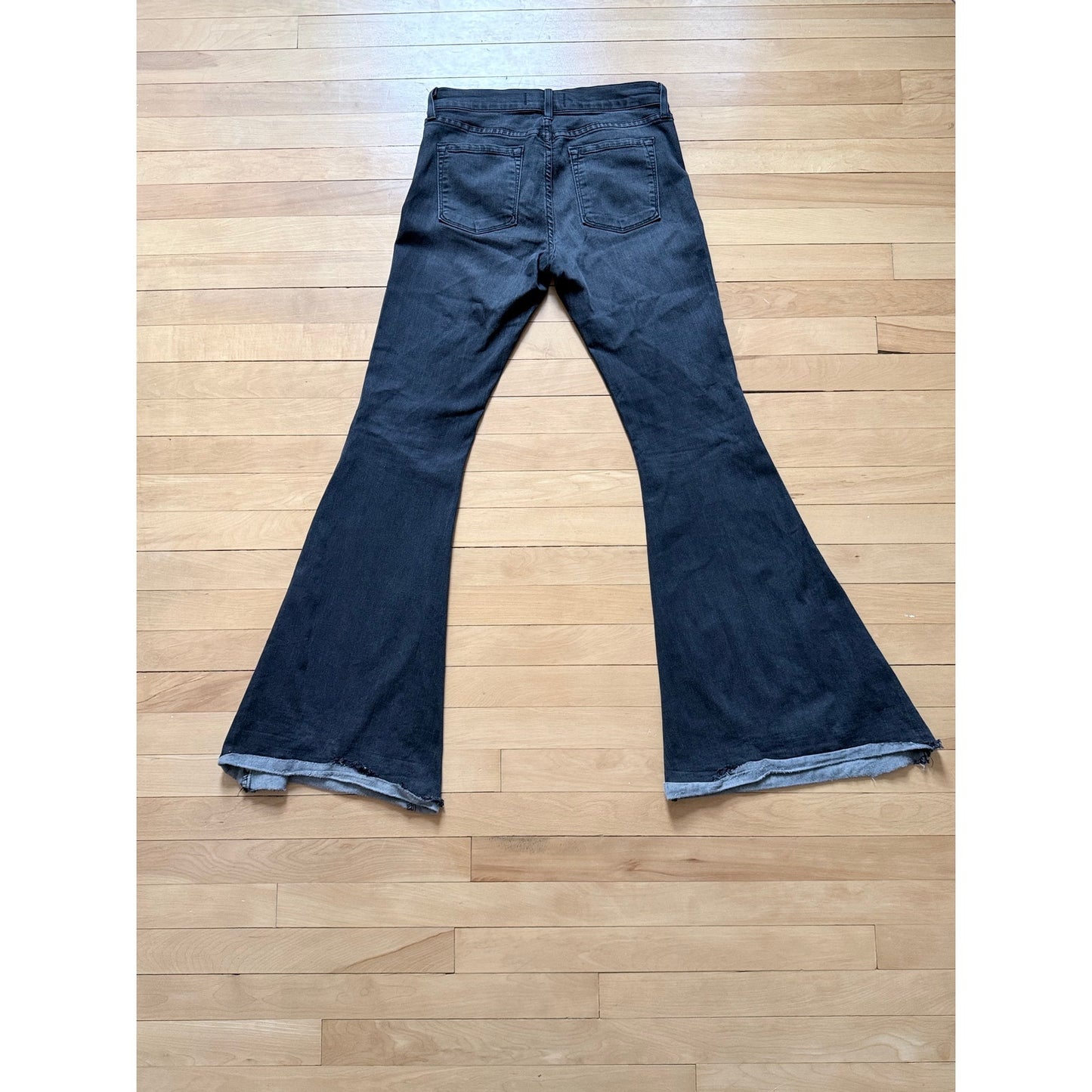 Free People Just Float On Flare Jeans - Black - Size 28 - EUC