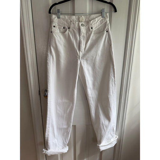 COS White Wide Leg Jeans | High Rise | Size 26 | EUC
