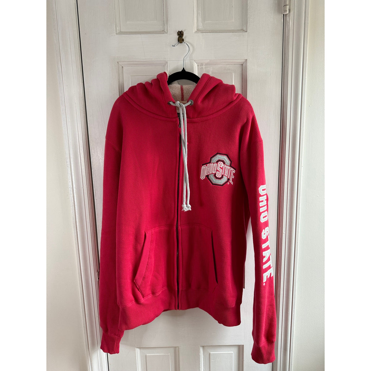 Ohio State Licensed Men's Sherpa Jacket Hoodie - X-Large