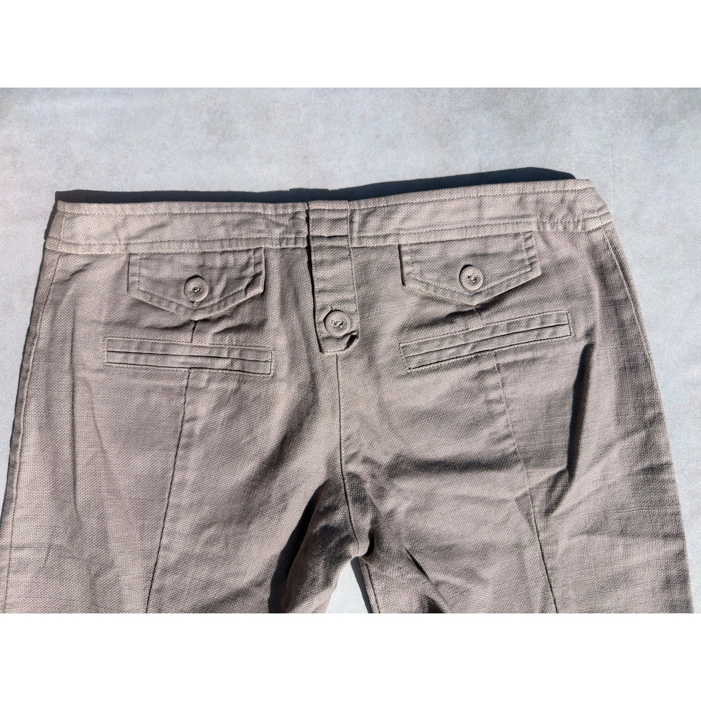 Patrizia Pepe Size 44 Low Rise Light Pink Ankle Zipper Pants