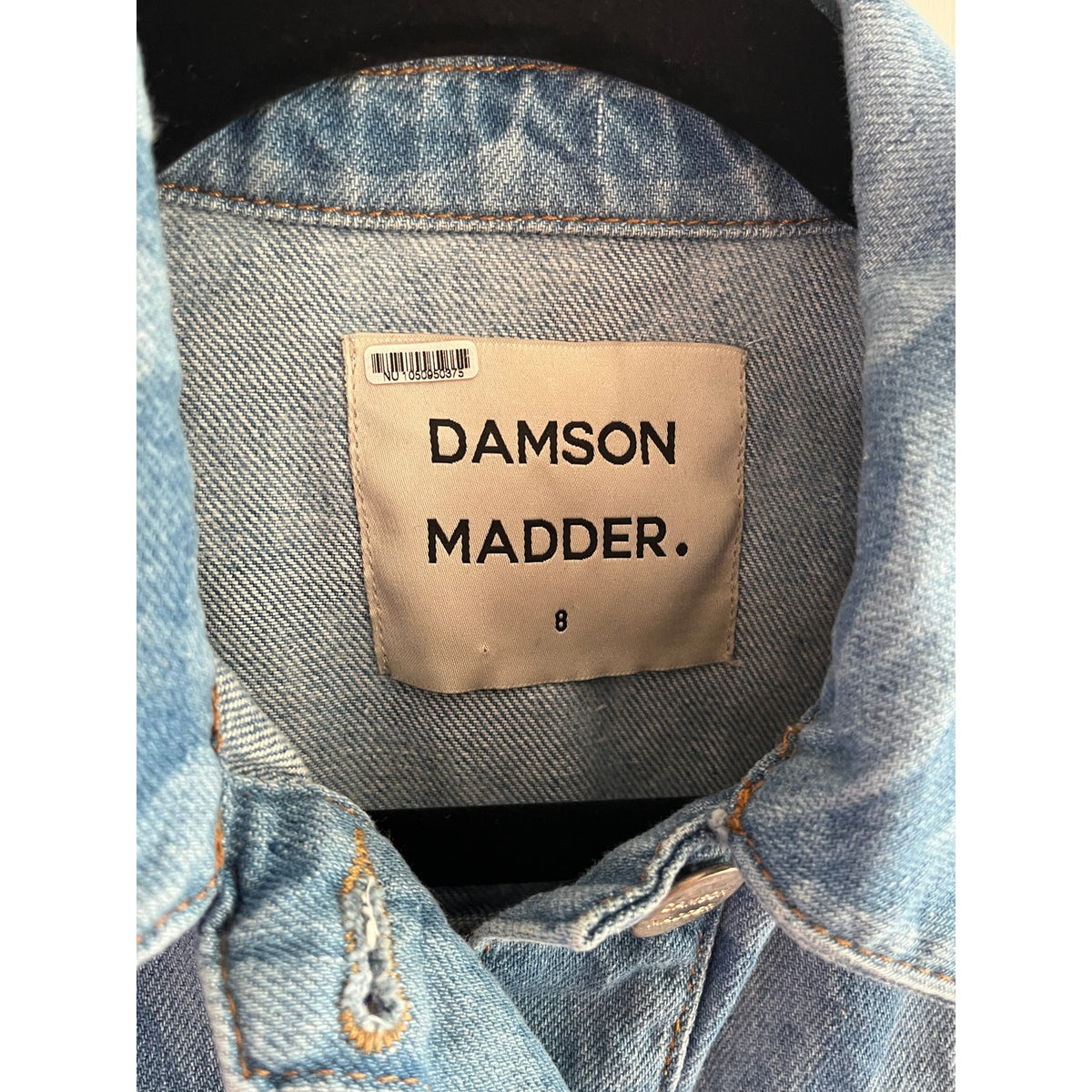 🌸 Damson Madder Dionne Floral Embroidered Denim Jacket US 4 🌸
