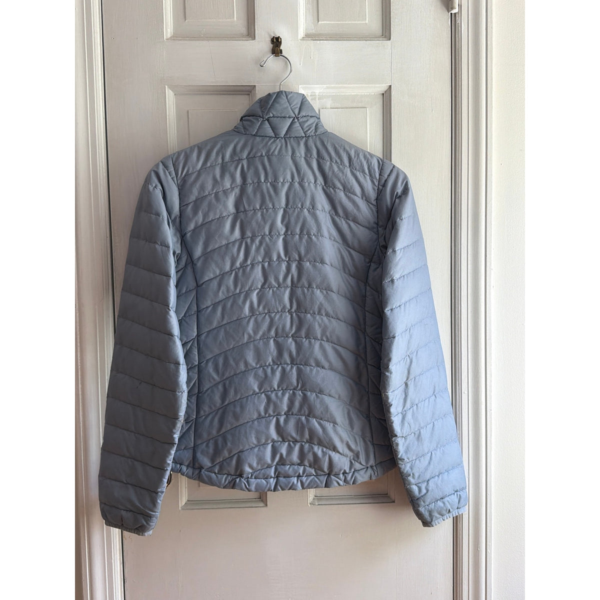 Patagonia Down Sweater Jacket Womens XS Muted Blue Full Zip Goose Down Puffer XS