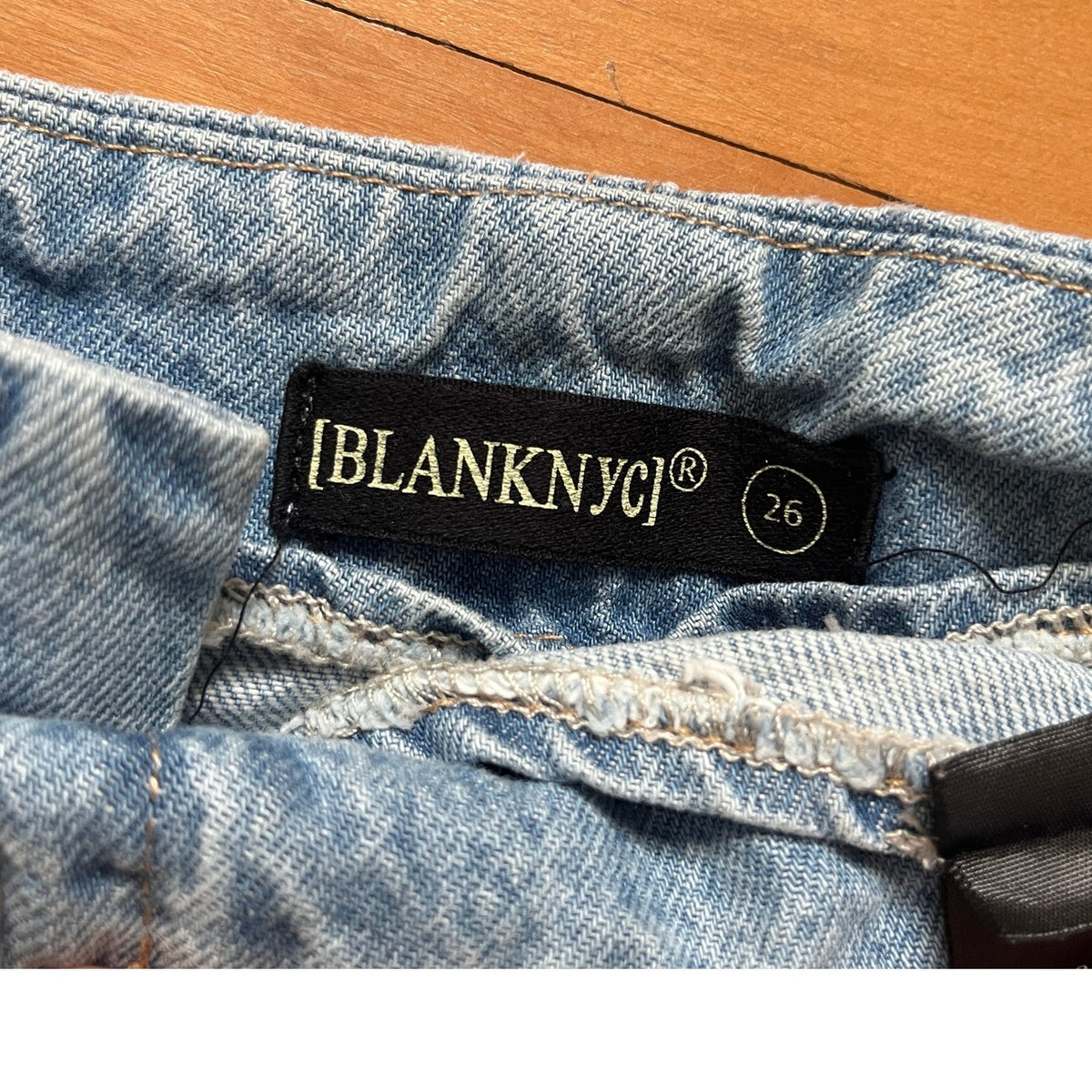 BLANKNYC Self Belted Cargo Denim Jeans Steal The Show 26 EUC
