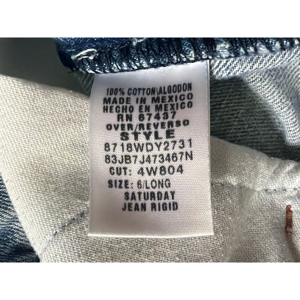 Vintage Polo Jeans Co Ralph Lauren 6L Light Wash Ripped Jeans