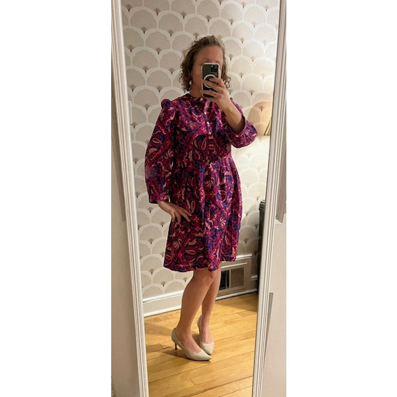 Banjanan Pink Floral Dress Size Medium