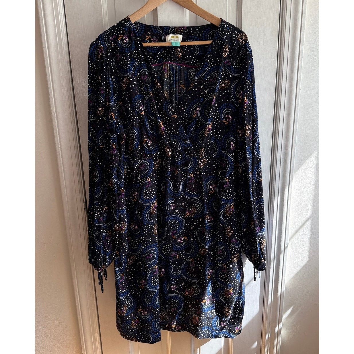 Maeve Anthropologie Gianna A-Line Dress - Celestial Print - Size 18W - EUC